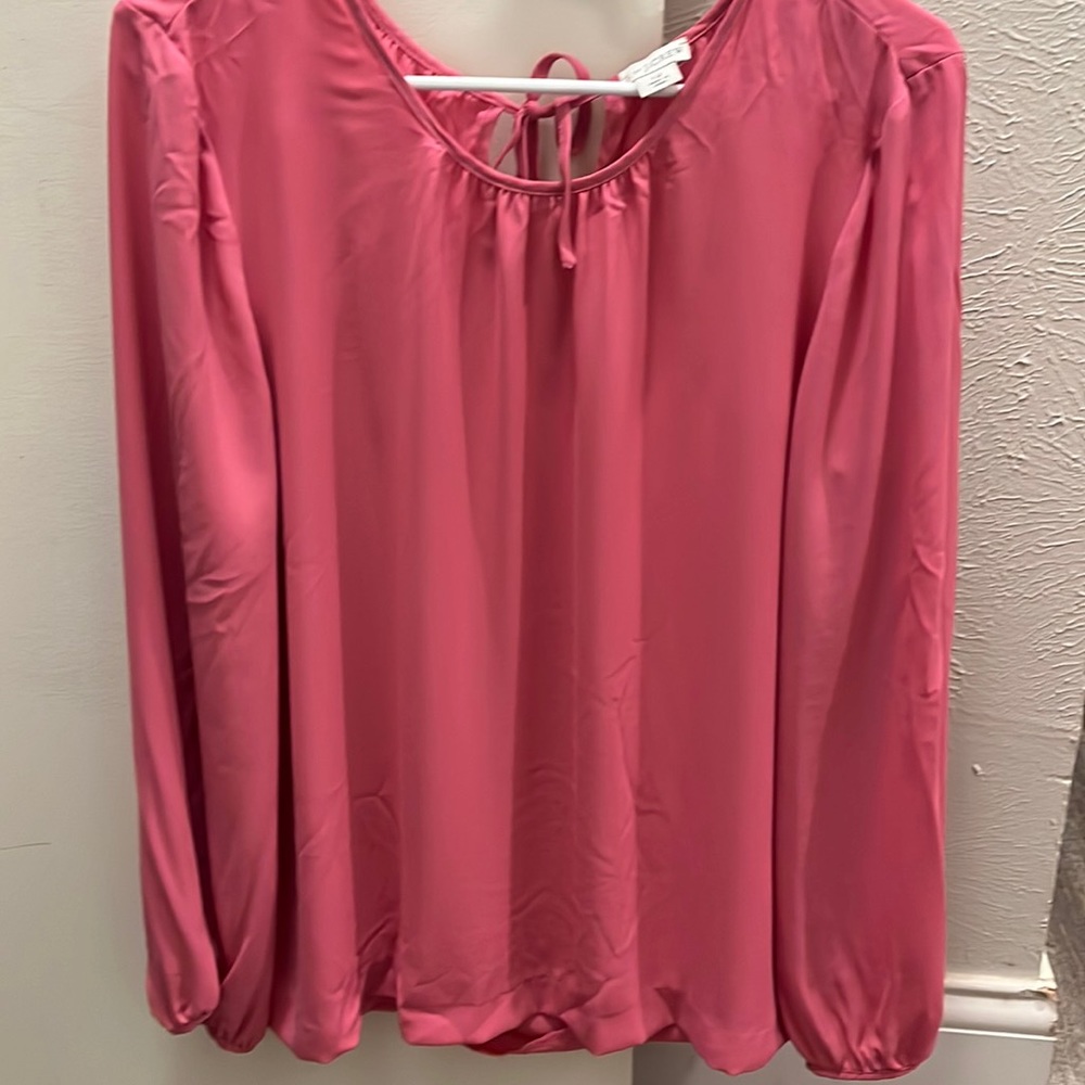 J. By J.Crew pink blouse.